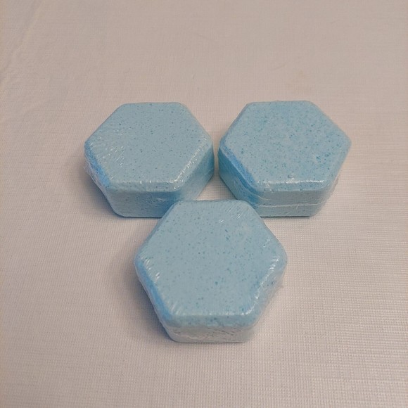 Fizzy Bombs Lavender Rosemary Mint Shower Steamers Handmade Blue Frangrant - Picture 4 of 5